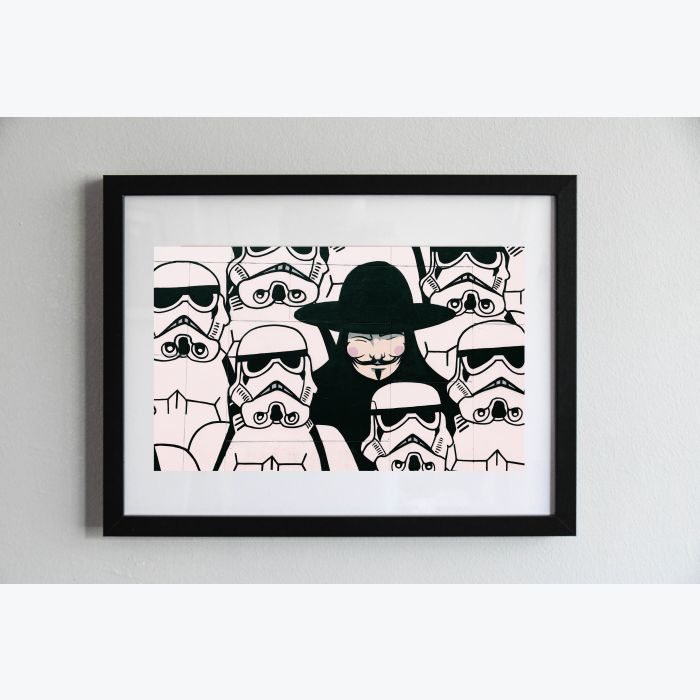 Photo encadrée d'un mur à Berlin