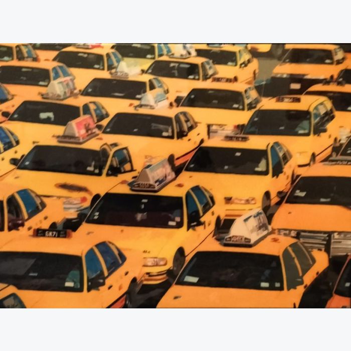 Taxi New York - peinture acrylique - hyperréalisme