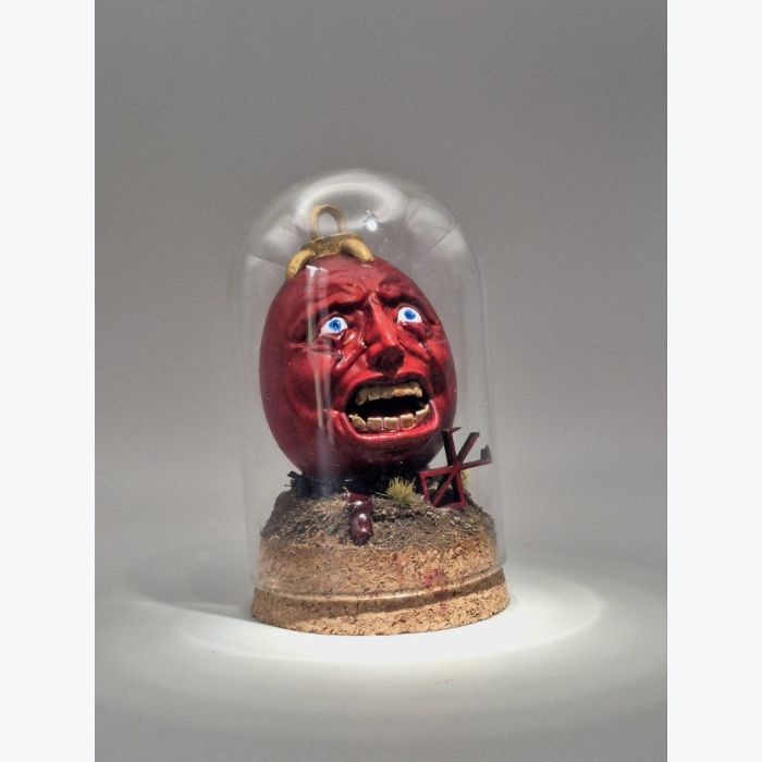 Diorama Beherit Eclipse  sous cloche – Figurine artisanale inspirée de Berserk