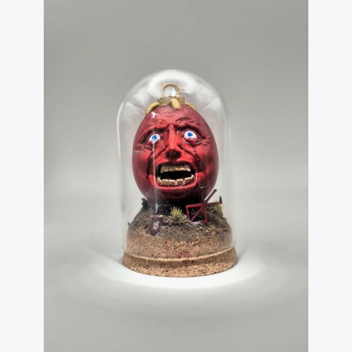 Diorama Beherit Eclipse  sous cloche – Figurine artisanale inspirée de Berserk