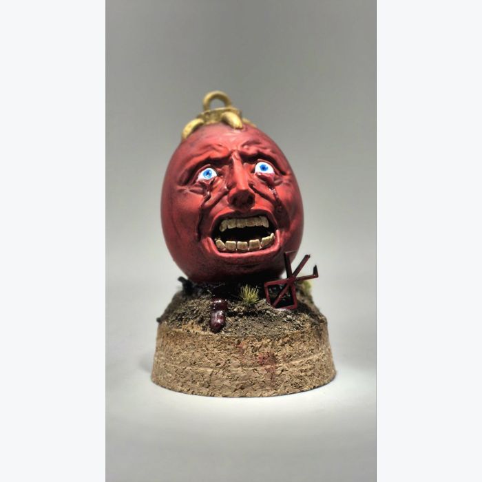 Diorama Beherit Eclipse  sous cloche – Figurine artisanale inspirée de Berserk