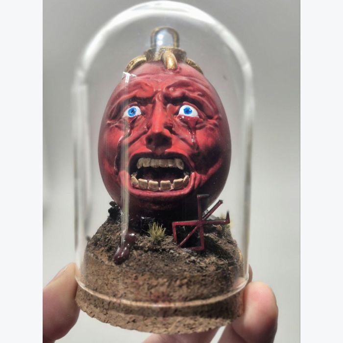 Diorama Beherit Eclipse  sous cloche – Figurine artisanale inspirée de Berserk