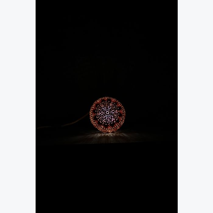 Sculpture Végétale Lumineuse à base de Calebasse "Big Fleur"