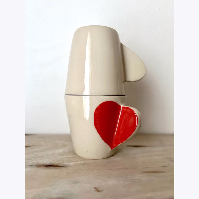 Tasse espresso série limitée - anse cœur
