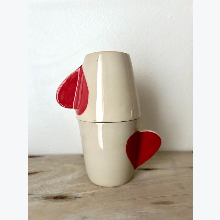 Tasse espresso série limitée - anse cœur