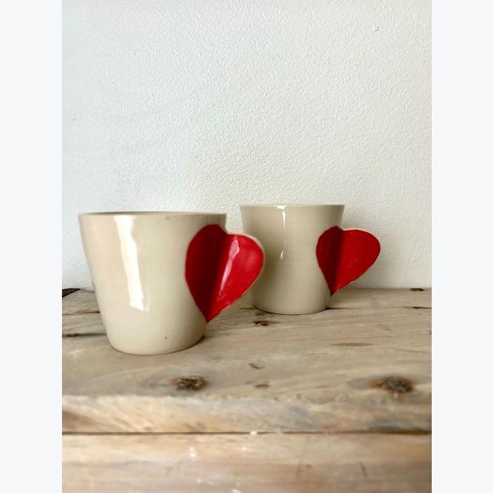 Tasse espresso série limitée - anse cœur