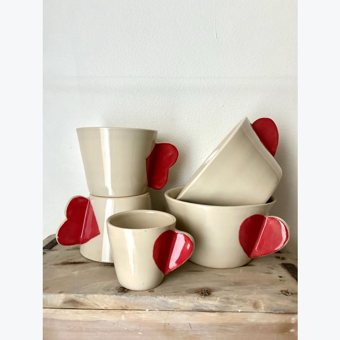 Tasse espresso série limitée - anse cœur