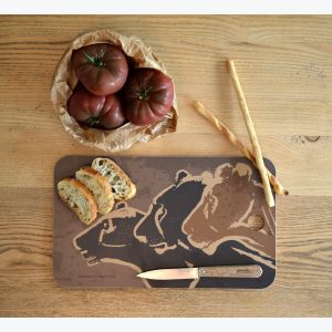 Planche apéro "Les Lionnes", Planche à découper
