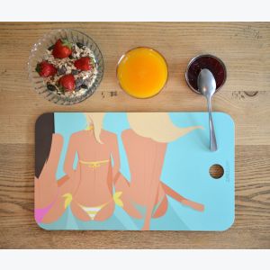 Planche apéro "Pin-up", Planche à découper