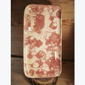 Souffle de bulles - format rectangulaire rose