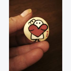 Bisous de poche : ventre cœur