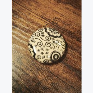 L'encre du vent. Bisous de poche noir fleur