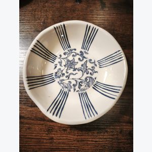 L'encre du vent, coupelle ronde bleu