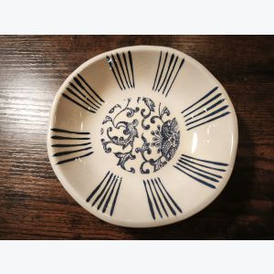 L'encre du vent, coupelle ronde bleu