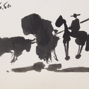 Estampe de la Corrida de Pablo Picasso