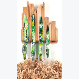 Support à couteaux magnétique mural en bois - SKYLINE MURAL WOODMIX