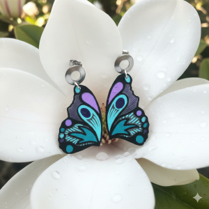Boucles d'oreilles papillons