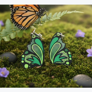 Boucles d'oreilles papillons