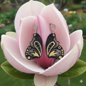 Boucles d'oreilles papillons