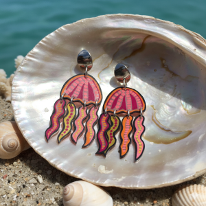 Boucles d'oreilles méduses