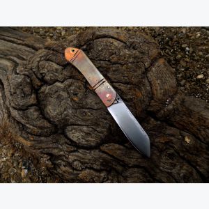 Couteau pliant 2 clous en Vieux Cuivre