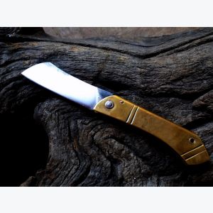 Couteau pliant 2 clous en Laiton