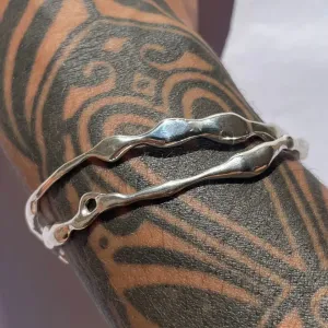 Bracelet - argent 925 - "FUMÉE"