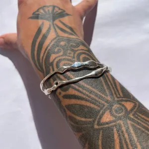 Bracelet - argent 925 - "FUMÉE"