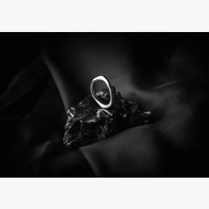 Bague - argent "Brûlure"