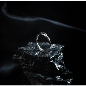 Bague - argent "Brûlure"