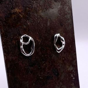 Boucle d'oreille en argent 925 - Âme