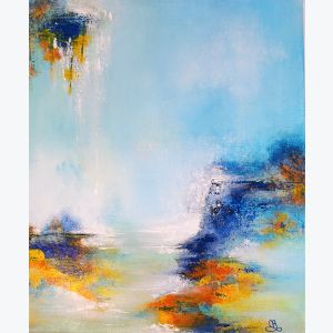 Eaux vives - peinture acrylique