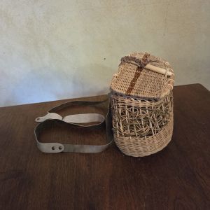 Besace panier de pêche rotin et osier