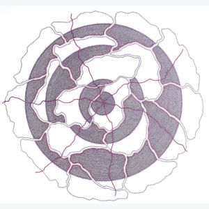 Terre, dessin au stylo