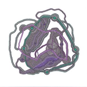 Chemins 1, dessin au stylo