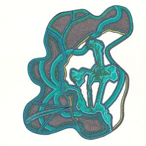 Homme d’avant - Jaillissement, dessin au stylo