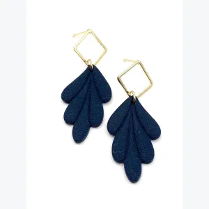 Boucles d’oreilles EULALIE collection ÉTÉ INDIEN, Plaqué or et acier inoxydable hypoallergénique