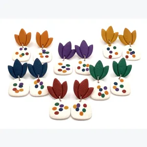 Boucles d’oreilles CHARLOTTE collection CIRCUS, acier inoxydable hypoallergénique