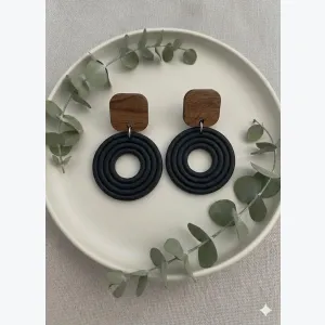 Boucles d’oreilles ESMERALDA collection ÉTÉ INDIEN, acier inoxydable hypoallergénique