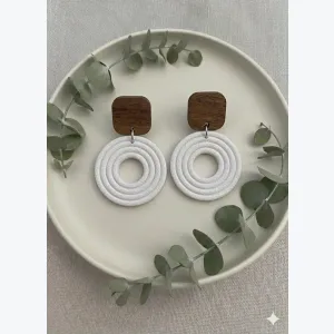 Boucles d’oreilles ESMERALDA collection ÉTÉ INDIEN, acier inoxydable hypoallergénique