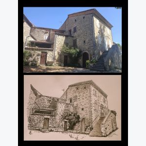 Dessin maison personnalisé