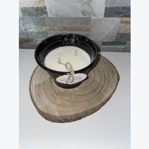 Bougie artisanale noire