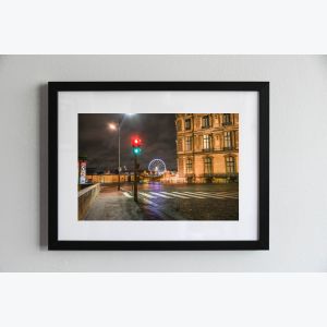 Photo encadrée de la fête foraine aux Tuileries à Paris