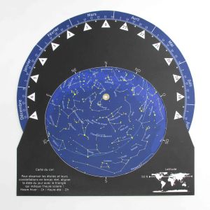 Carte du ciel cartonnée