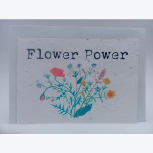 Carte à planter en papier recyclé