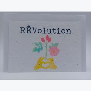 Carte à planter en papier recyclé