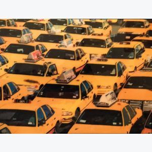 Taxi New York - peinture acrylique - hyperréalisme
