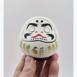 Daruma en Plâtre Peint à la Main | Figurine Japonaise Artisanale