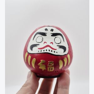 Daruma en Plâtre Peint à la Main | Figurine Japonaise Artisanale