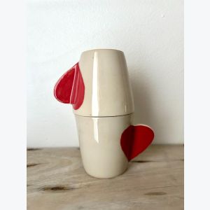 Tasse espresso série limitée - anse cœur